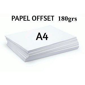 Papel Offset  100 Folhas 180g A4 Branco para Cartões de Visitas,Certificados,Tags e Artesanato
