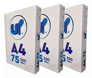 Papel Sulfite A4 Up! Office  5 pacotes Total 2500 Folhas Cor Branco