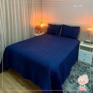 Cobre Leito Casal Queen + 02 Porta Travesseiros - Cores Diversas