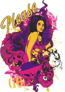 Estampas digital para camisetas