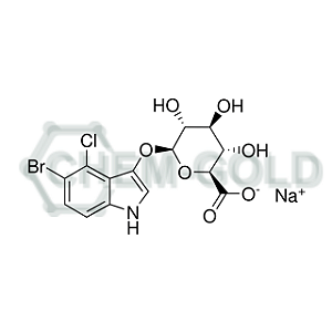 [129541-41-9], β-D-Glucopyranosiduronic acid, 5-bromo-4-chloro-1H-indol-3-yl