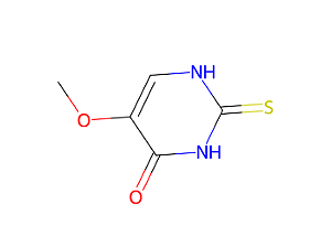 [6939-11-3], 4(1H)-Pyrimidinone, 2,3-dihydro-5-methoxy-2-thioxo-, 98%, 1g