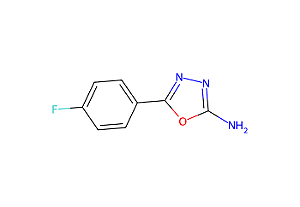 [7659-07-6], 5-(4-FLUORO-PHENYL)-[1,3,4]OXADIAZOL-2-YLAMINE, 98%, 100mg