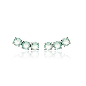 Brinco Calma Cristal Paraiba Earcuff