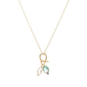 Colar Felicidade Cristal Paraíba Morganita