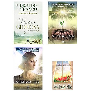 Kit Vida Gloriosa + Vida Plena + Vidas Vazias + Vida Feliz com 4 livros