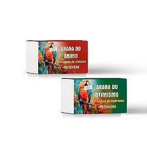 Kit Araras - Mensagens de Otimismo - 2 Araras