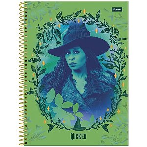 Caderno Wicked Universitário 1 Matéria - Elphaba