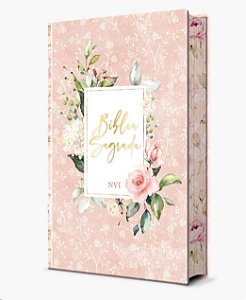 Biblia Sagrada (flores Rosa)