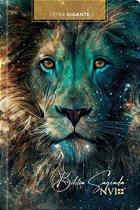 Biblia Sagrada Nvi - Letra Gigante - Leao Estrelas