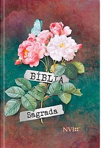 Biblia Sagrada Flores Buque Nvi