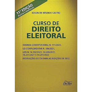 Curso de Direito Eleitoral 11ed