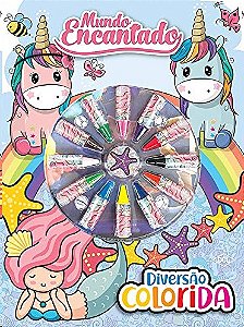 Cores: Mundo Encantado - Unicornios e Sereias