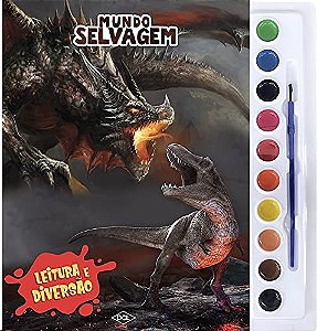 Aquarela: Dinossauros e Dragoes - Mundo Selvagem