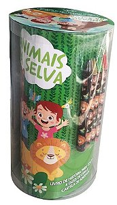 Mini Tubo Historias para Colorir: Animais Selva