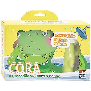 Meu Livrinho Fantoche de Banho: Cora, a Crocodilo Vai para o Banho