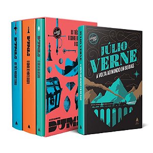 Kit Box - Alexandre Dumas + Volta Mundo em 80 Dias