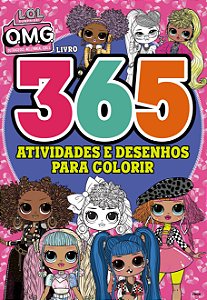 Liga da Justica - 365 Atividade e Desenho P/ Color