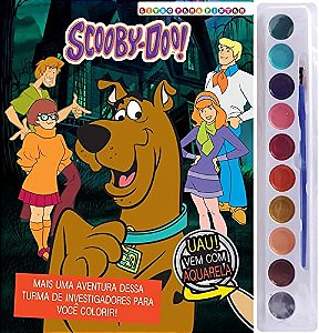 Scooby-doo Livro para Pintar com Aquarela