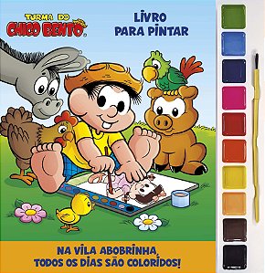 Livro para Pintar - Turma do Chico Bento