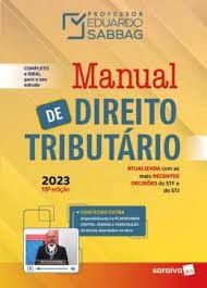 Manual de Direito Tributario
