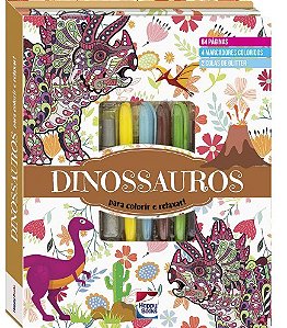 Meu Superkit Brilhante de Arteterapia! Dinossauros