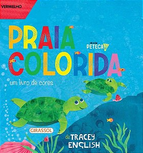 Praia Colorida: Um Livro de Cores Vermelho