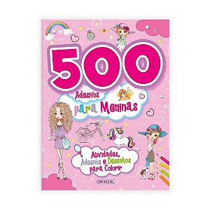 500 Adesivos para Meninas: Rosa