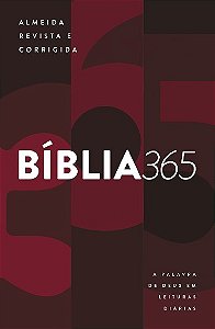 Biblia 365: a Palavra de Deus em Leituras Diarias; Almeida Revista e Corrig