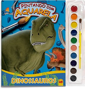 Pintando com Aquarela - Dinossauros