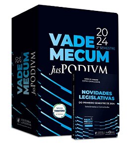 Vade Mecum Juspodivm 2024 - 2 Semestre - Tradicional - Capa Preta