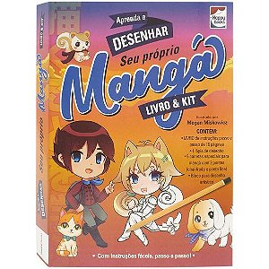 Livro & Kit: Aprenda a Desenhar Manga