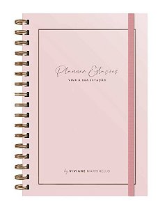 Planner Estacoes By Viviane Martinello (rose)