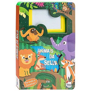 Livro-lousa Magica! Animais da Selva