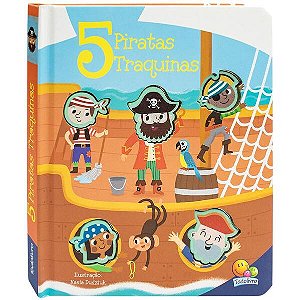 Amiguinhos de Silicone - Toque e Sinta: 5 Piratas Traquinas