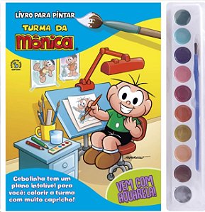 Turma da Monica - Livro para Pintar - Cebolinha