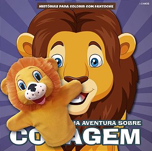 Historias para Colorir com Fantoche - Leao