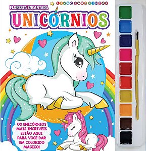 Floresta Encantada Livro para Pintar com Aquarela