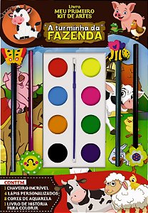 Meu Primeiro Kit de Artes - Turminha da Fazenda