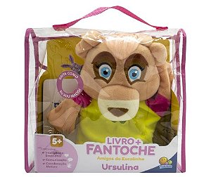 Livro + Fantoche Amigos da Escolinha: Ursulina, Fazendo Arte (escolinha Tod