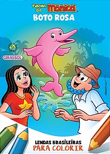 Lendas Brasileiras para Colorir: Boto Rosa