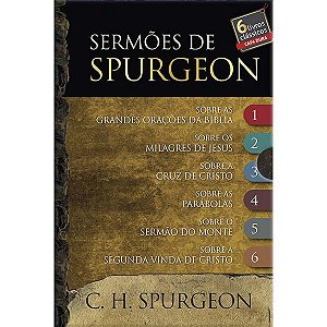 Box - Sermoes de Spurgeon - 6 Livros