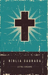 Biblia Retro Turquesa, Nvi, Capa Dura, Letra Grande, Leitura Perfeita
