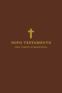 Novo Testamento - Nvi, Couro Soft, Cruz Marrom, Leitura Perfeita