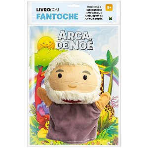 Livro com Fantoche - Arca de noe