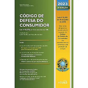 Codigo de Defesa do Consumidor 2023: Atualizada Ate Dou de 5 de Outubro de