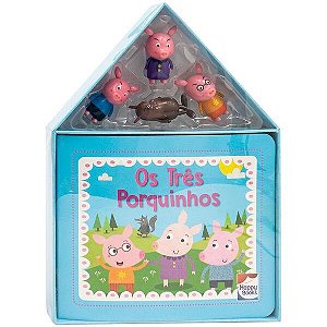 Livro-casinha de Contos: Tres Porquinhos, os