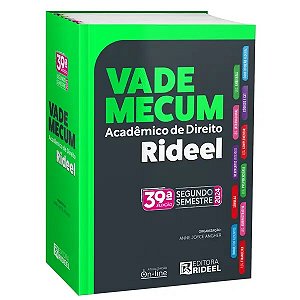 Vade Mecum Academico de Direito Rideel 2024 39 Edicao - 2 Semestre