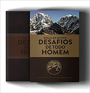 Biblia Estudo Desafios de Todo Homem (marrom)