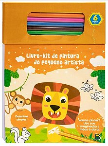 Kit de Pintura do Pequeno Artista: Laranja